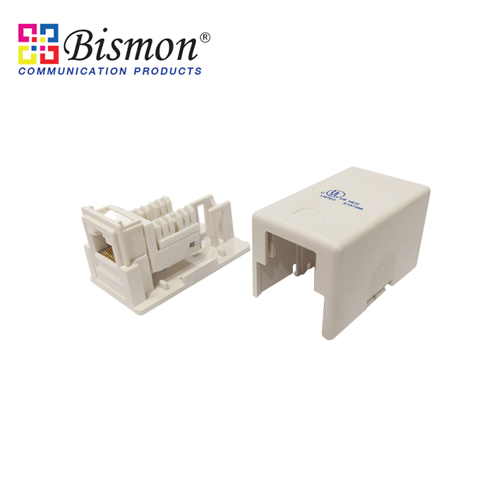 Single Mounted Box ตลับใส่ตัวเมีย (ไม่รวม Modular jack)